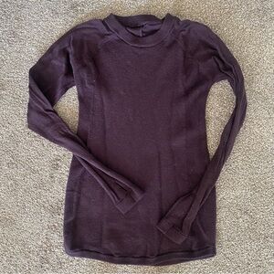 Lululemon Sit In Lotus Sweater
Black Cherry Burgundy Womens 2 Merino Wool
